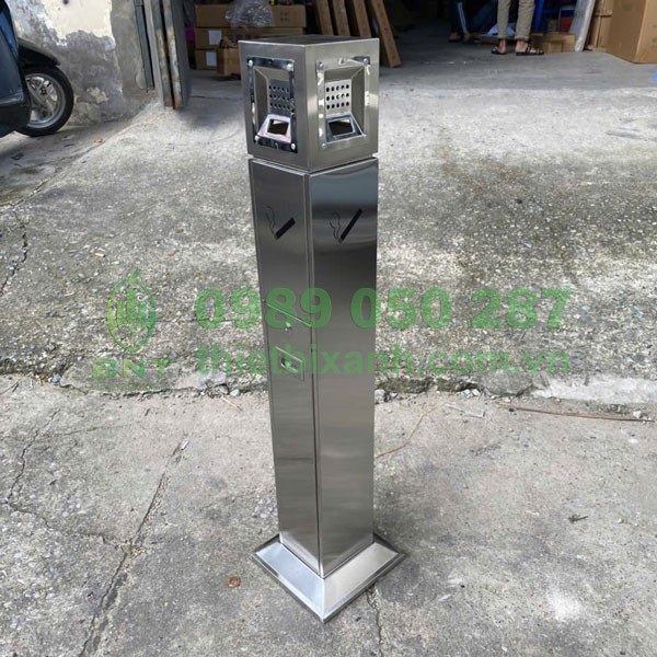 Thiết kế chân đế to bản giúp cây gạt tàn đứng vững chắc