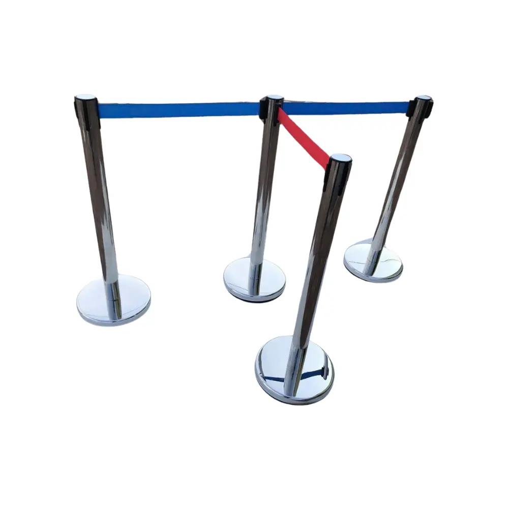 Cột phân làn lối đi inox – Phân luồng hiệu quả, bền đẹp