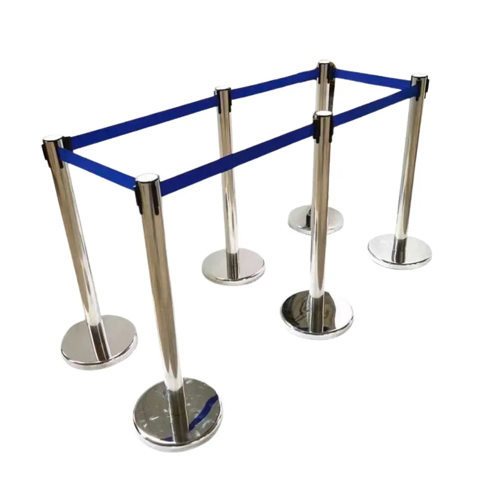 Cột phân làn lối đi inox – Phân luồng hiệu quả, bền đẹp