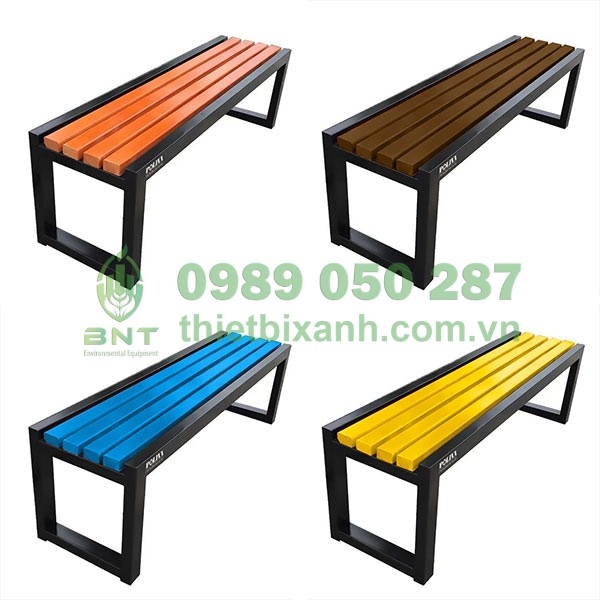Ghế băng dài gỗ nhựa nhiều màu sắc đa dạng kích thước, màu sắc để lựa chọn