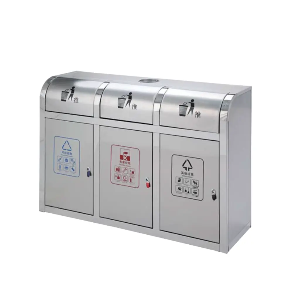 Thùng rác 3 ngăn phân loại rác – Giải pháp phân loại thân thiện