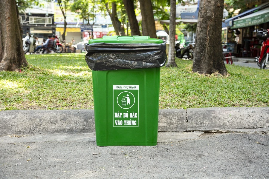 Thùng rác công cộng 120L – Giải pháp tối ưu cho không gian đô thị