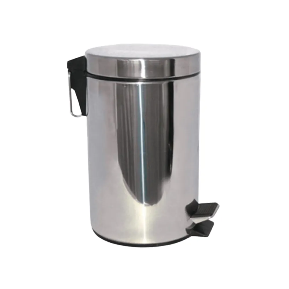 Thùng rác đạp chân 12L inox – Thiết kế tiện dụng, sang trọng