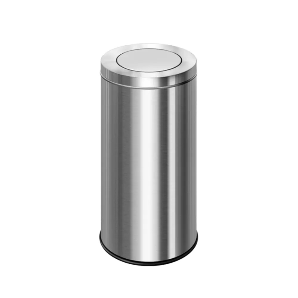 Thùng rác inox nắp bập bênh – thiết kế hiện đại