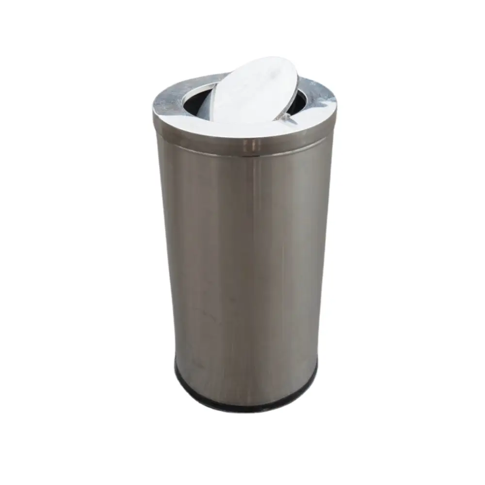 Thùng Rác Inox Nắp Lật – Bền Đẹp, Tiện Dụng, Giữ Không Gian Luôn Sạch Sẽ