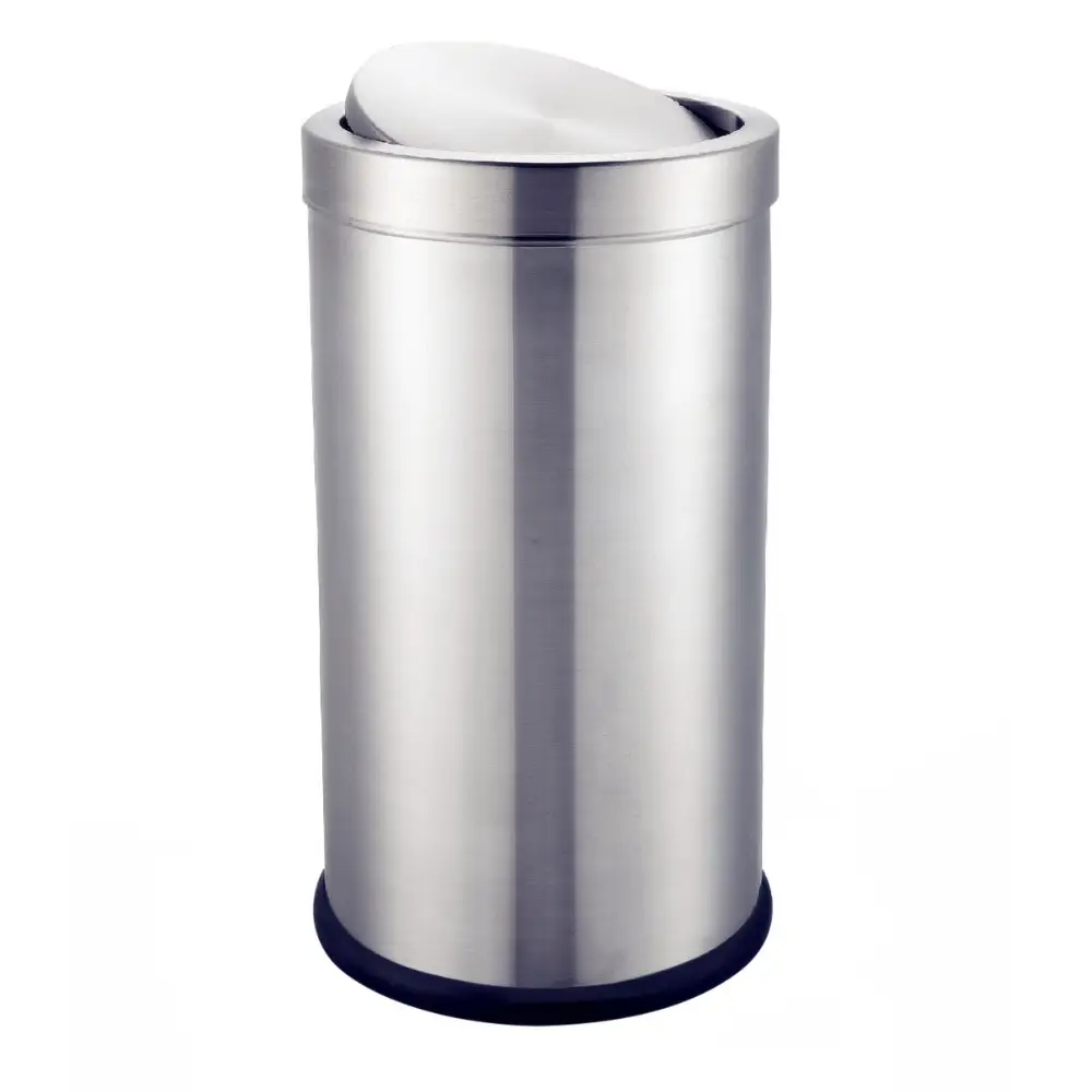Thùng Rác Inox Nắp Lật – Bền Đẹp, Tiện Dụng, Giữ Không Gian Luôn Sạch Sẽ