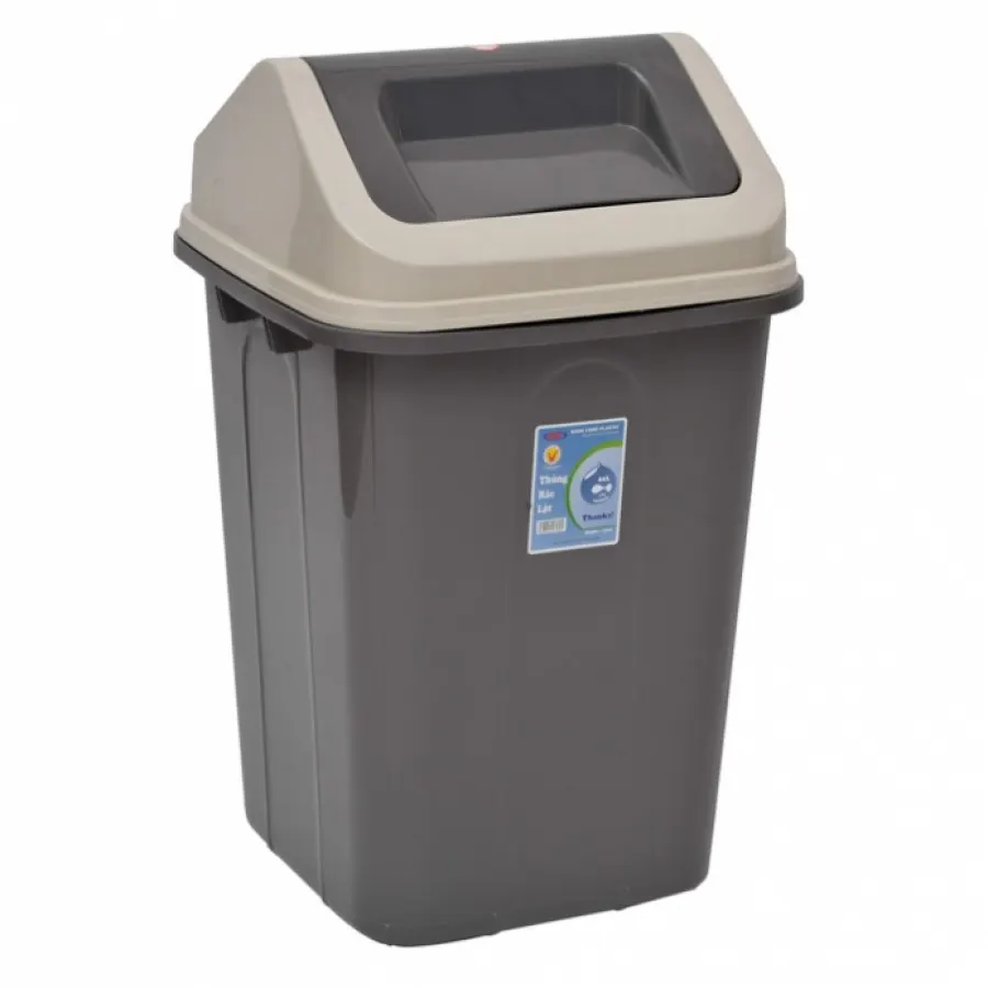 Thùng Rác Nhựa 60L – Nhỏ Gọn, Phù Hợp Văn Phòng, Lớp Học